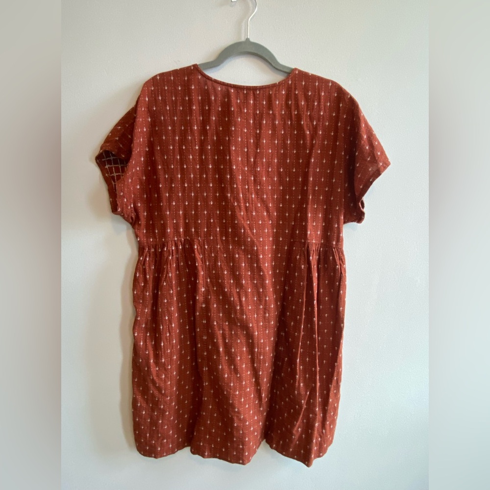 Madewell Rust Mini Dress - Picture 2 of 2